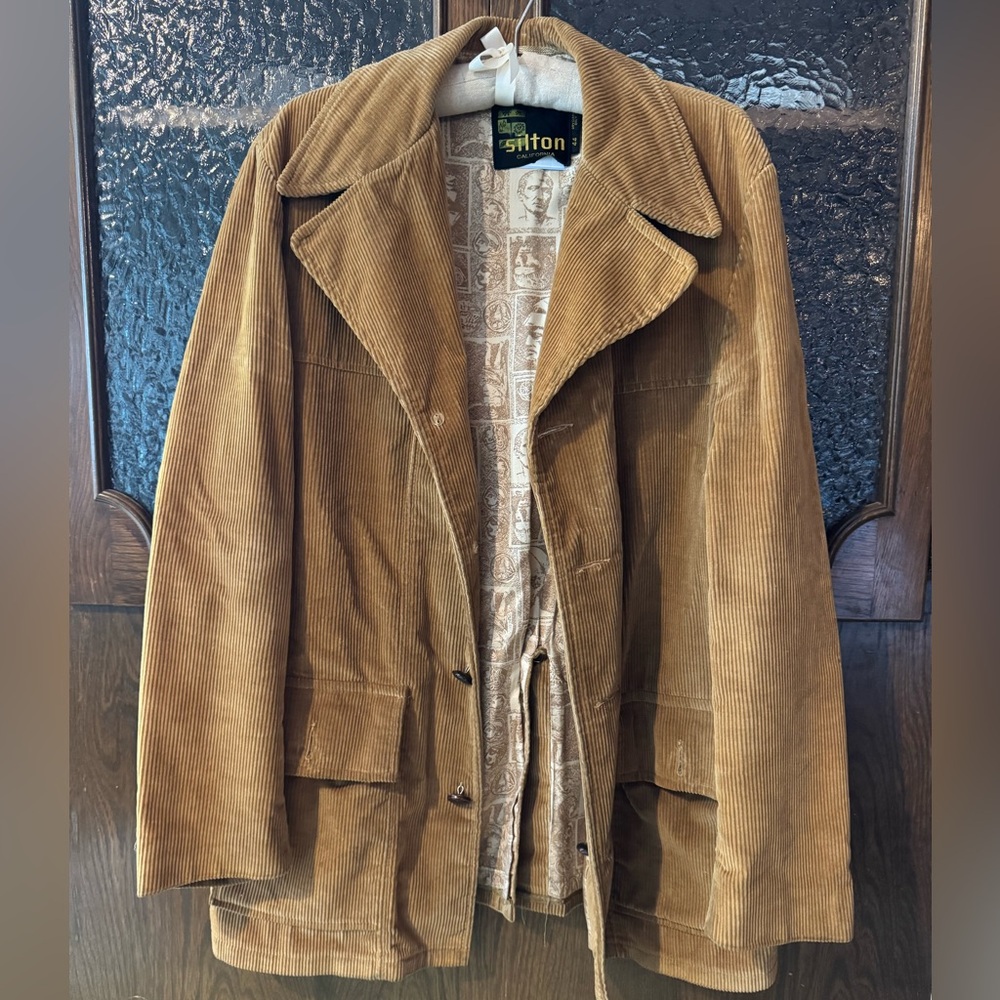Vintage Men's Tan Corduroy Jacket